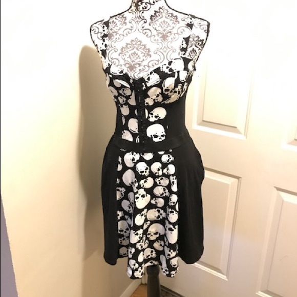 sexy skull dress